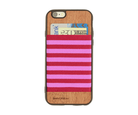 Picture of JimmyCase IPHONE 6/6S WALLET CASE (Red/Pink Color)