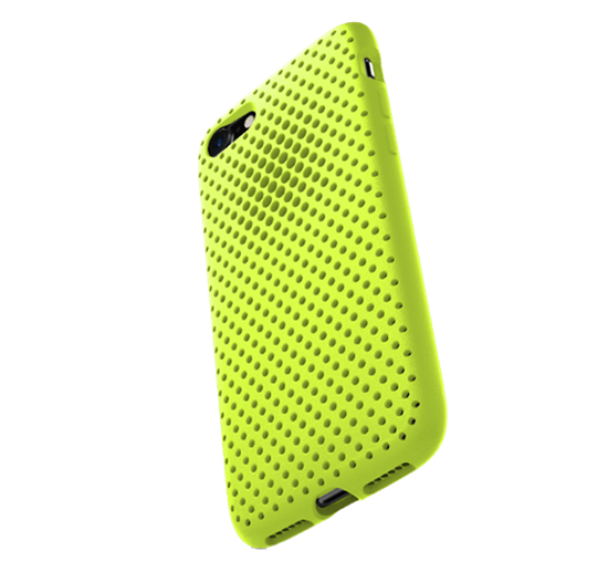 صورة غطاء آندميش الشبكي "نسيجي"  للآيفون 7 (باللون الأخضر)